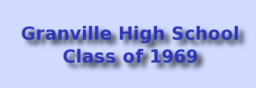 Granville High School Class of 1969